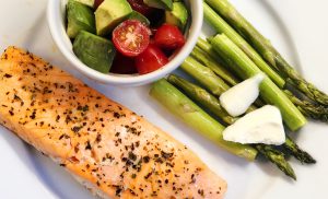 Keto Salmon with Asparagus