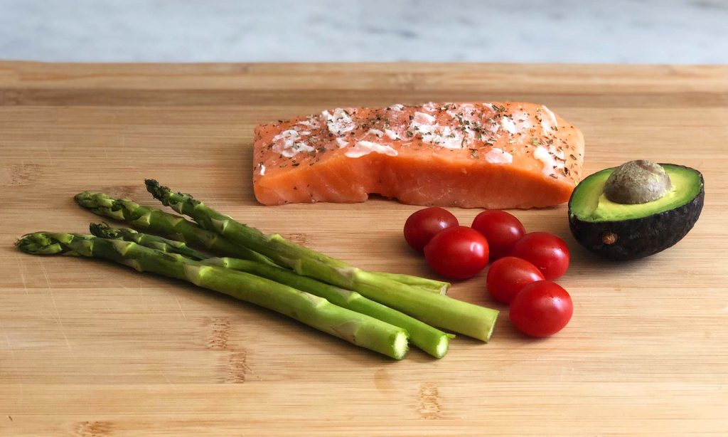keto salmon with asparagus recipe 